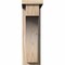 Ekena Millwork Huntington Smooth Corbel w/Backplate, Douglas Fir, 5 1/2"W x 14"D x 18"H COR06X14X18HUN01SDF - alternate 2